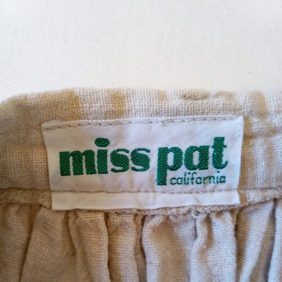 Miss Pat California vintage 1960s zig zag pattern A-line skirt - Picture 8 of 8